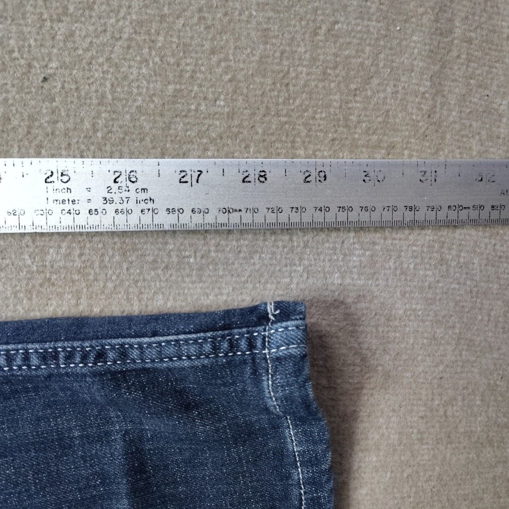 Wrangler Essential Boot Cut Jeans Womens 26Wx30 Dark Wash Blue Stretch Denim - Picture 7 of 7